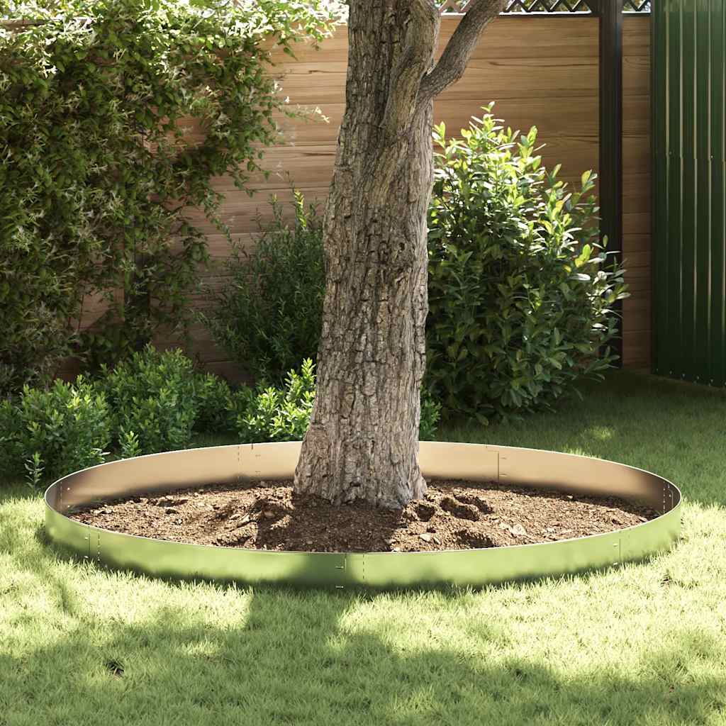 10 st Grasboord flexibel 100x14 cm gegalvaniseerd staal is nu te koop bij PeponiXL, paradijselijk wonen!