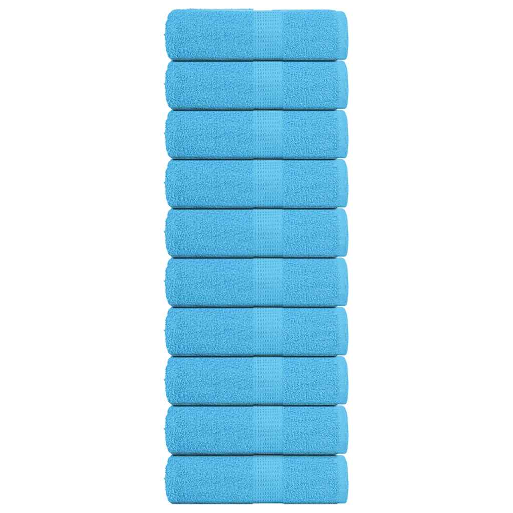 Washandjes FROGN 10 st 30x30 cm 360 g/m² turquoise is nu te koop bij PeponiXL, paradijselijk wonen!
