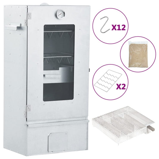 BBQ-rookoven met koude rookgenerator gegalvaniseerd staal is nu te koop bij PeponiXL, paradijselijk wonen!