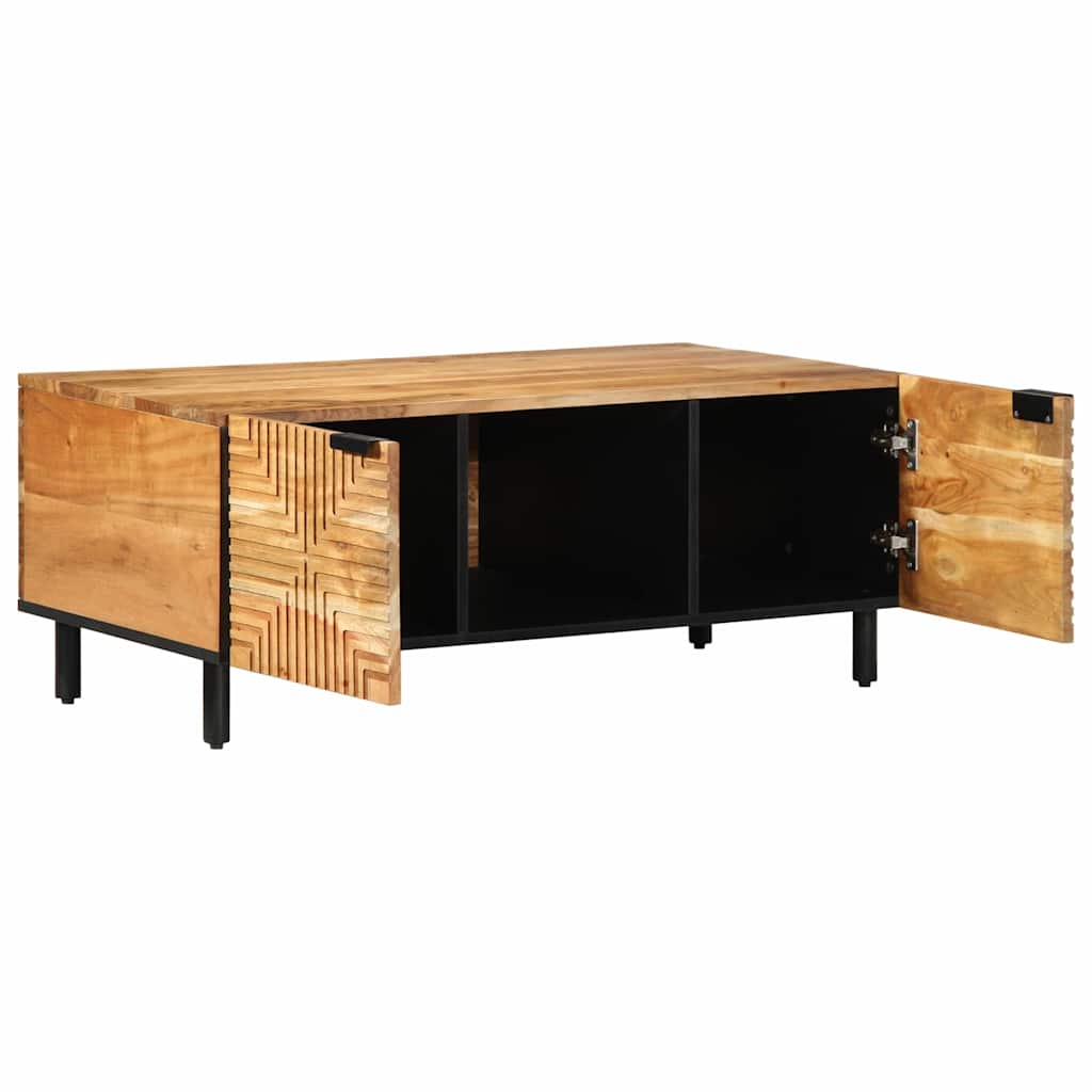 Salontafel Bruin 100 x 54 x 40 cm Massief acaciahout is nu te koop bij PeponiXL, paradijselijk wonen!