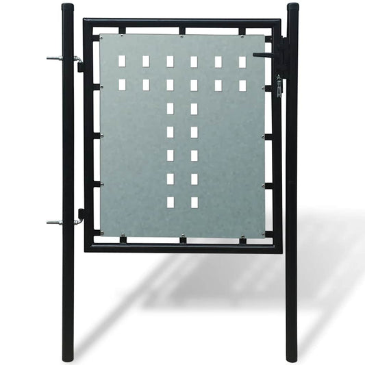 Zwarte enkele deur 100x100 cm is nu te koop bij PeponiXL, paradijselijk wonen!