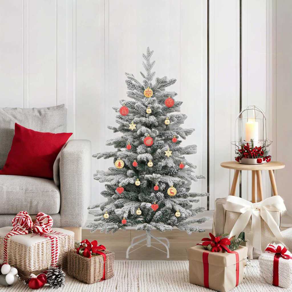 Kerstbal Set 40 pcs Goud en Rood Kunststof is nu te koop bij PeponiXL, paradijselijk wonen!