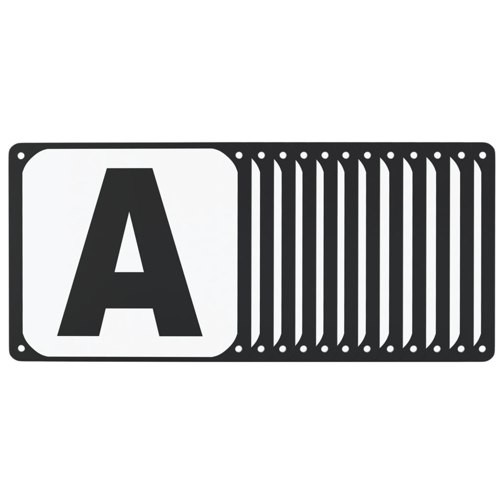 Dressuurletters 12 st staal is nu te koop bij PeponiXL, paradijselijk wonen!