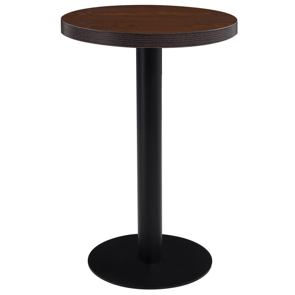 Bistrotafel 50 cm MDF donkerbruin is nu te koop bij PeponiXL, paradijselijk wonen!