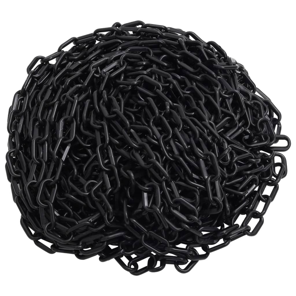 Veiligheidsketting Ø 8 mm 100 m kunststof zwart is nu te koop bij PeponiXL, paradijselijk wonen!