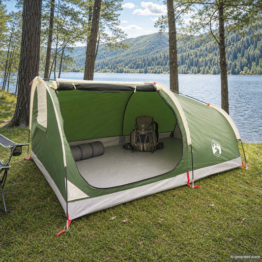 Hiking Tent Waterdicht 2-persoons Groen is nu te koop bij PeponiXL, paradijselijk wonen!