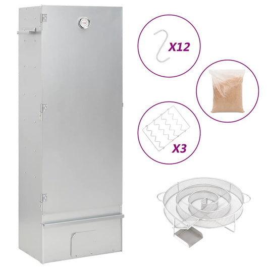 BBQ-rookoven met koude rookgenerator gegalvaniseerd staal is nu te koop bij PeponiXL, paradijselijk wonen!