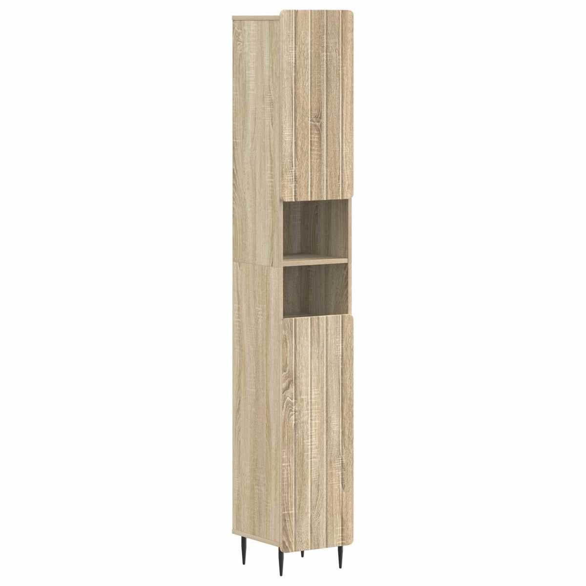 Badkamerkast met Open Plank ZWOLLE Sonoma Eiken is nu te koop bij PeponiXL, paradijselijk wonen!
