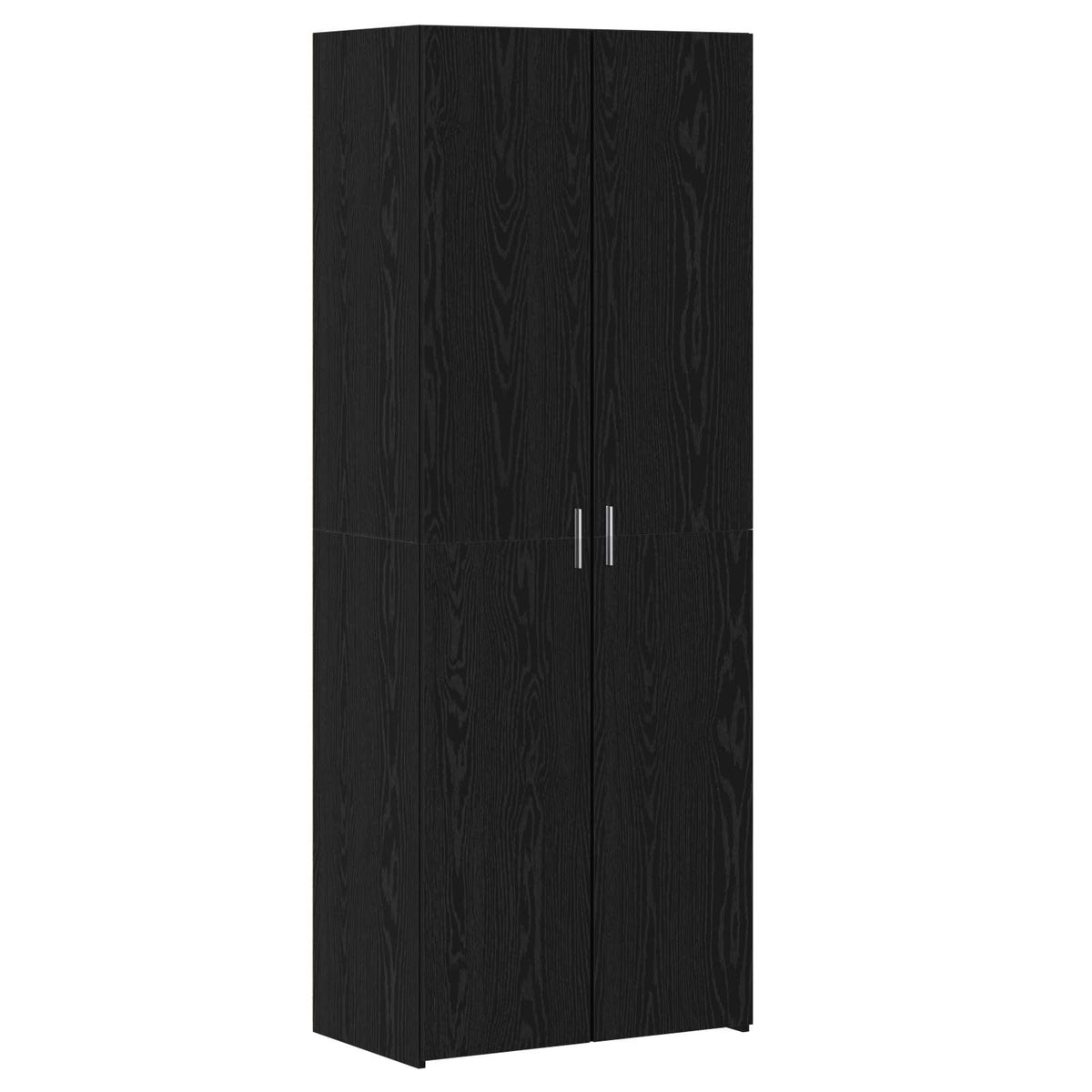 Hoge kast 2 pcs Zwart Eiken 70 x 42,5 x 185 cm is nu te koop bij PeponiXL, paradijselijk wonen!