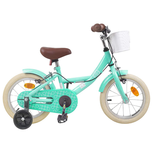 Kinderfiets 16 Inch voor 4-6 jaar oud Zeegroen is nu te koop bij PeponiXL, paradijselijk wonen!