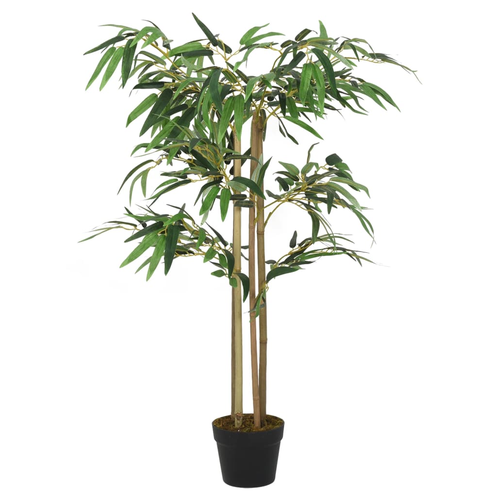 Kunstplant bamboe 760 bladeren 120 cm groen is nu te koop bij PeponiXL, paradijselijk wonen!