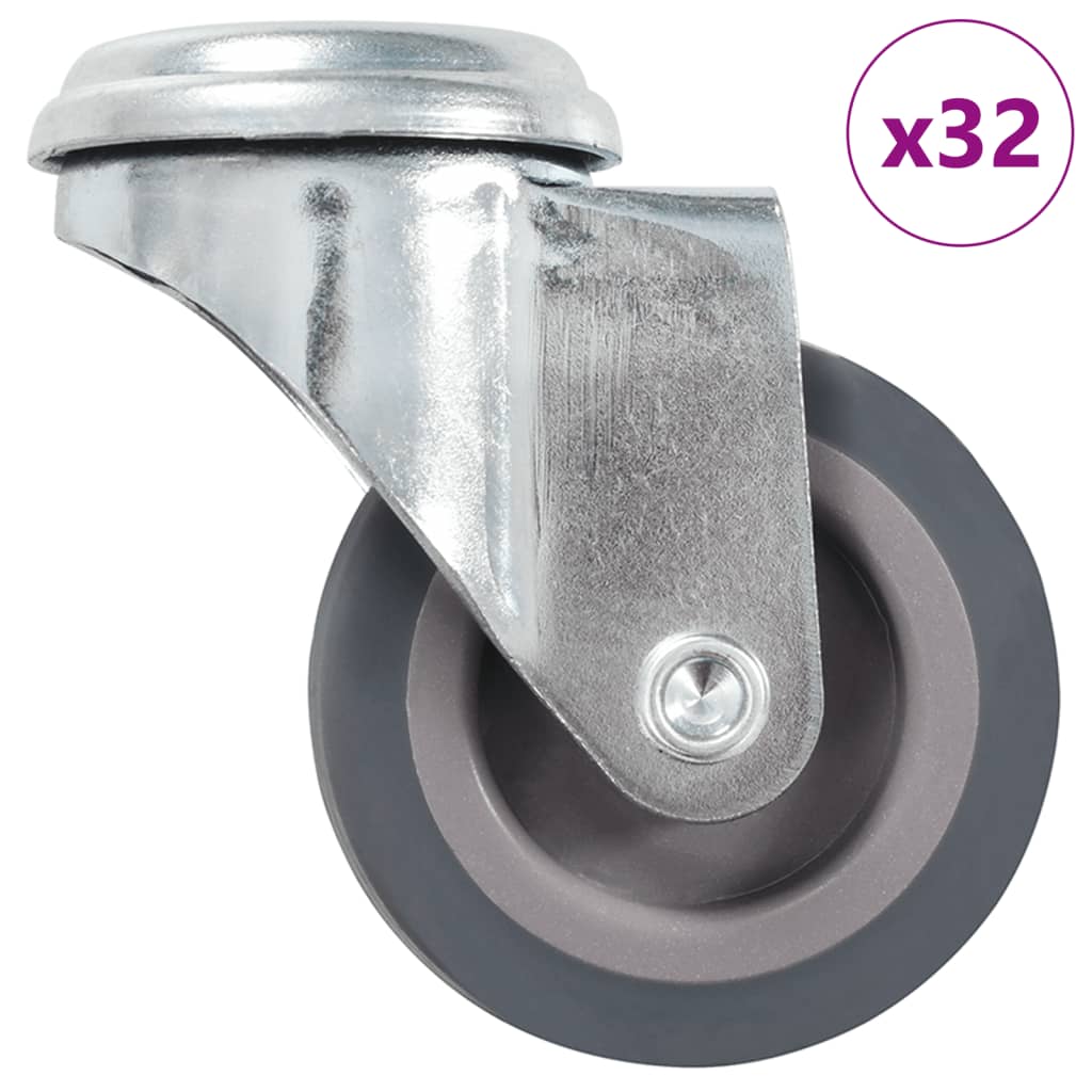 32 st Zwenkwielen met boutgaten 50 mm is nu te koop bij PeponiXL, paradijselijk wonen!