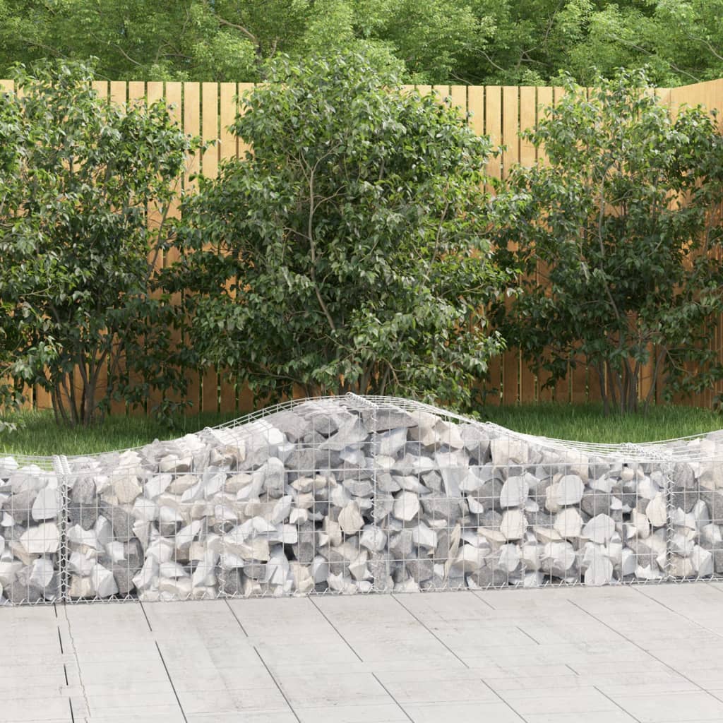 Schanskorven 30 st gewelfd 200x50x40/60 cm ijzer is nu te koop bij PeponiXL, paradijselijk wonen!