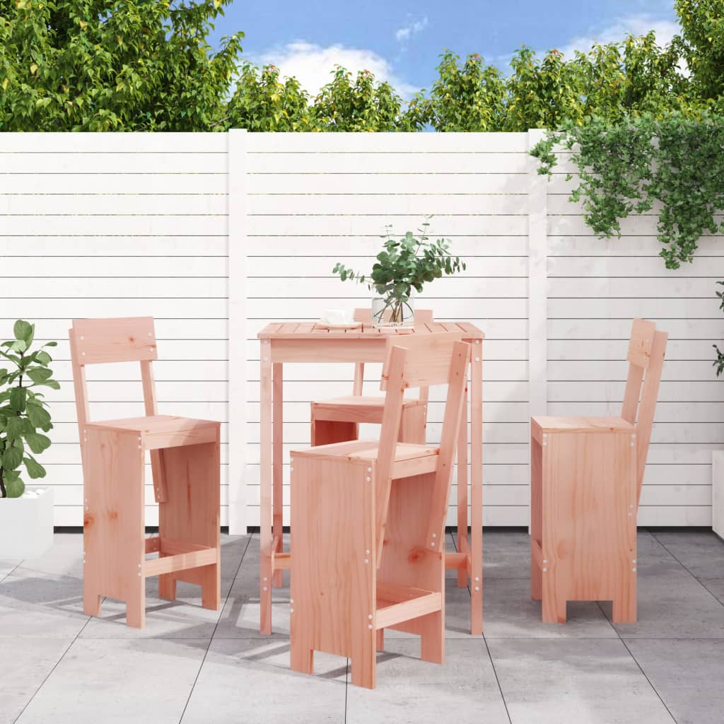 5-delige Tuinset massief douglashout is nu te koop bij PeponiXL, paradijselijk wonen!