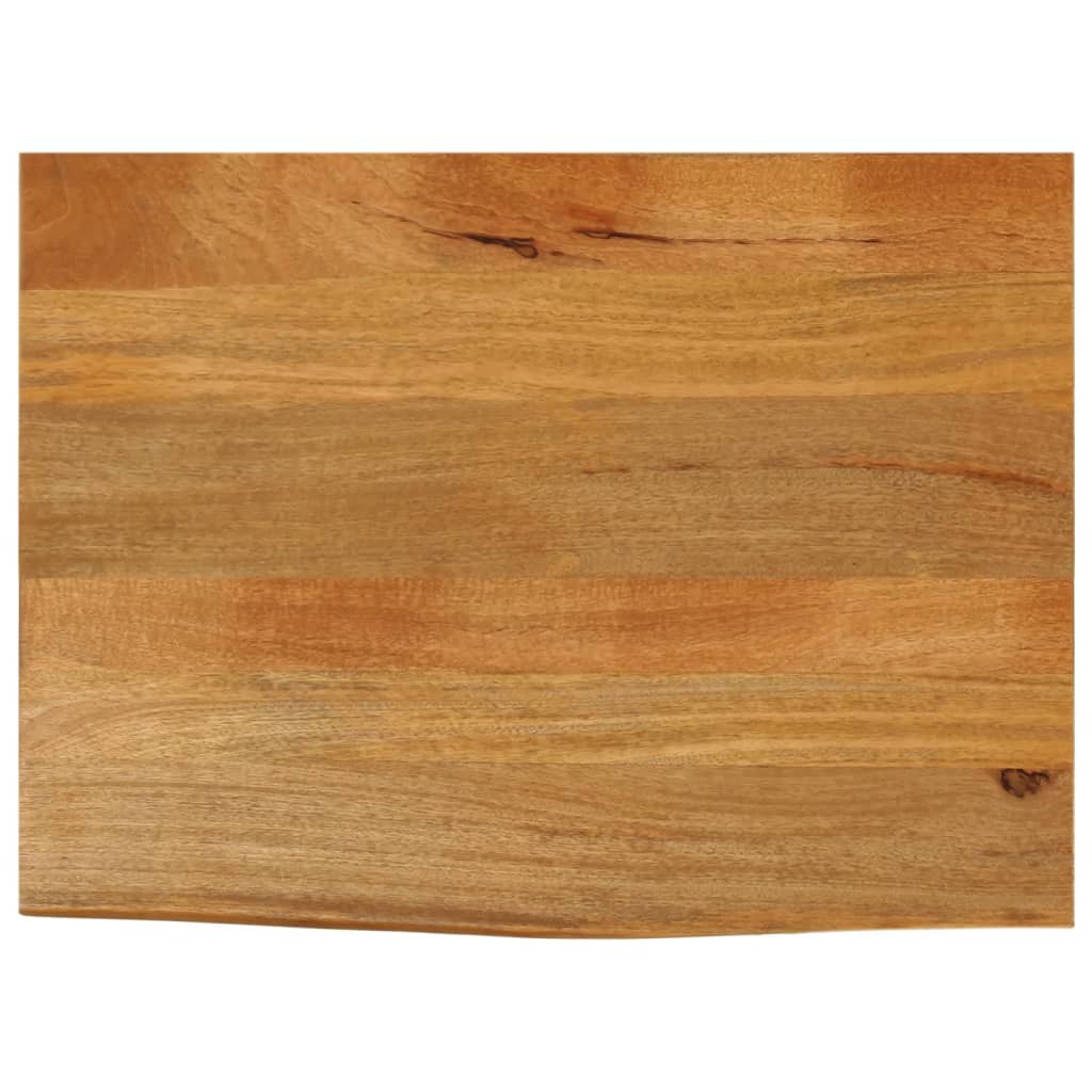 Tafelblad met natuurlijke rand 90x60x2,5 cm massief mangohout is nu te koop bij PeponiXL, paradijselijk wonen!