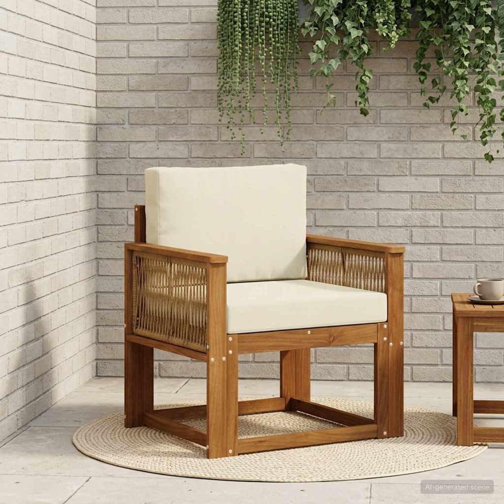 Buiten Midden Sofa Massief Acaciahout Naturel is nu te koop bij PeponiXL, paradijselijk wonen!