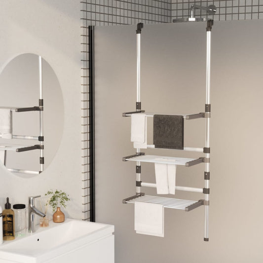 Droogrek 3-laags hangend aluminium is nu te koop bij PeponiXL, paradijselijk wonen!