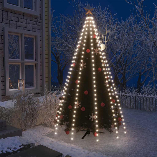 Kerstboomverlichting met 250 LED's koudwit net 250 cm is nu te koop bij PeponiXL, paradijselijk wonen!