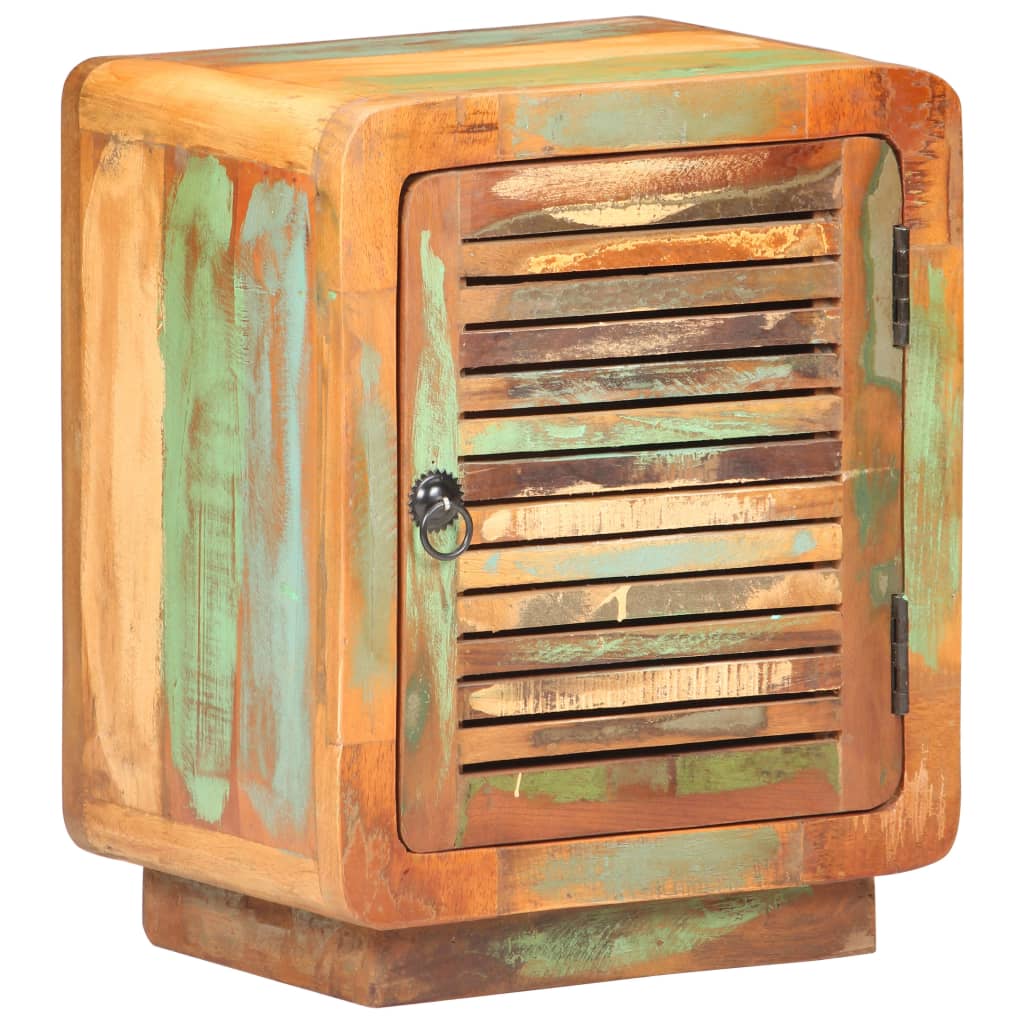 Nachtkastje 40x30x50 cm massief gerecycled hout is nu te koop bij PeponiXL, paradijselijk wonen!