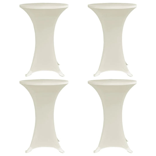 Statafelhoes 4 st stretch Ø70 cm crème is nu te koop bij PeponiXL, paradijselijk wonen!