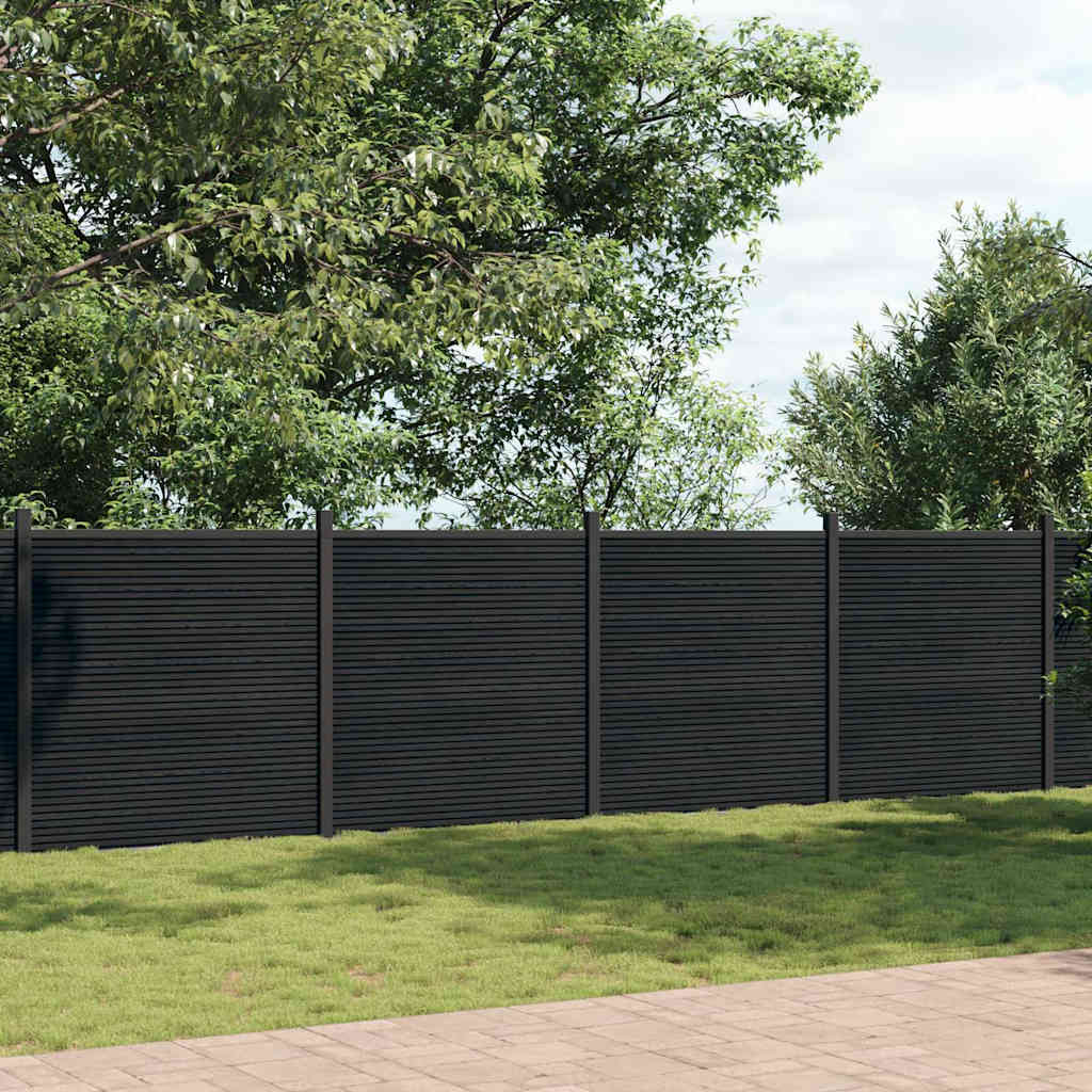 Schuttingpaneel 872x186 cm HKC grijs is nu te koop bij PeponiXL, paradijselijk wonen!