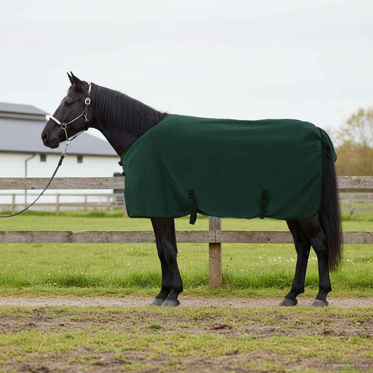 Paardendeken Volledig Donkergroen 85 cm Polyester is nu te koop bij PeponiXL, paradijselijk wonen!