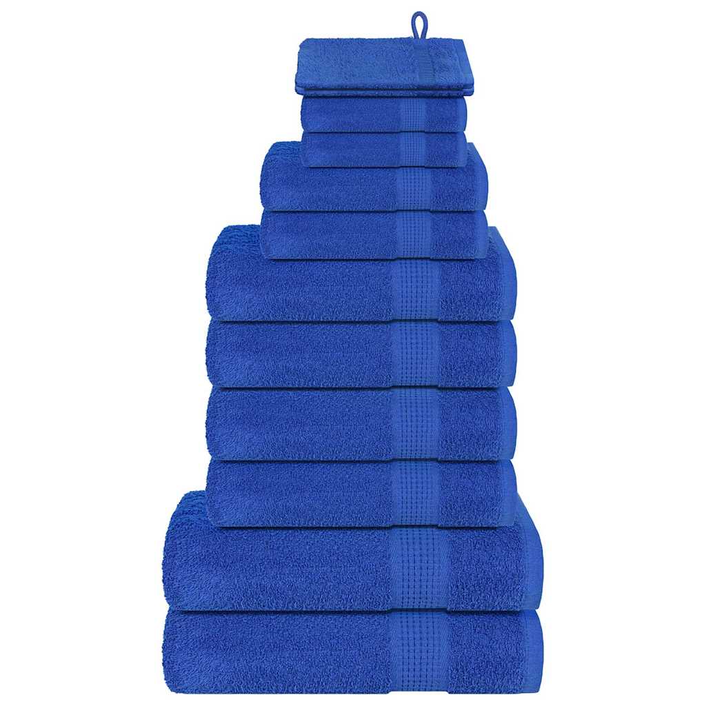 12-delige Handdoekenset FROGN 360 g/m² blauw is nu te koop bij PeponiXL, paradijselijk wonen!