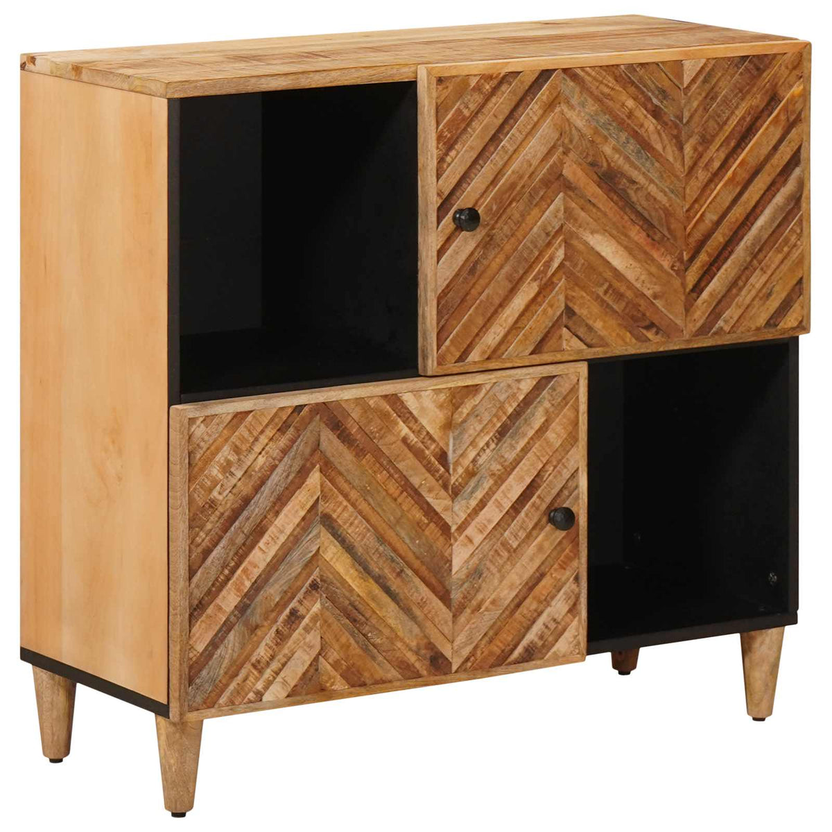 Opslagkasten Bruin 80 x 33,5 x 75 cm Massief Mango Hout is nu te koop bij PeponiXL, paradijselijk wonen!