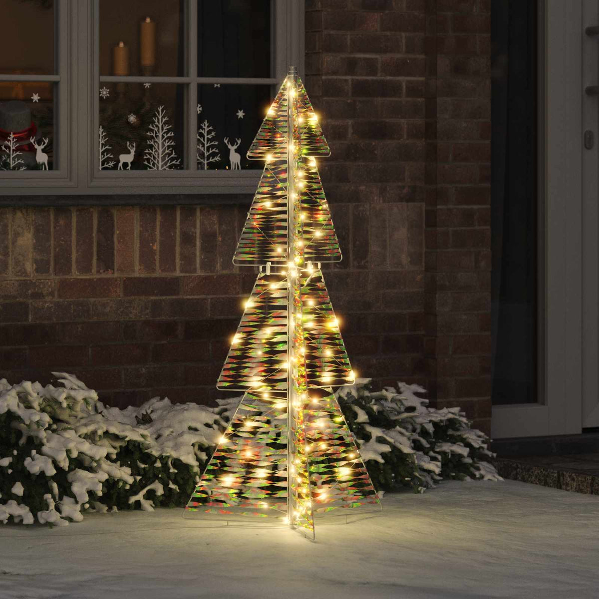 Kerstboom met 100 LED Warmwit 120 cm PET is nu te koop bij PeponiXL, paradijselijk wonen!