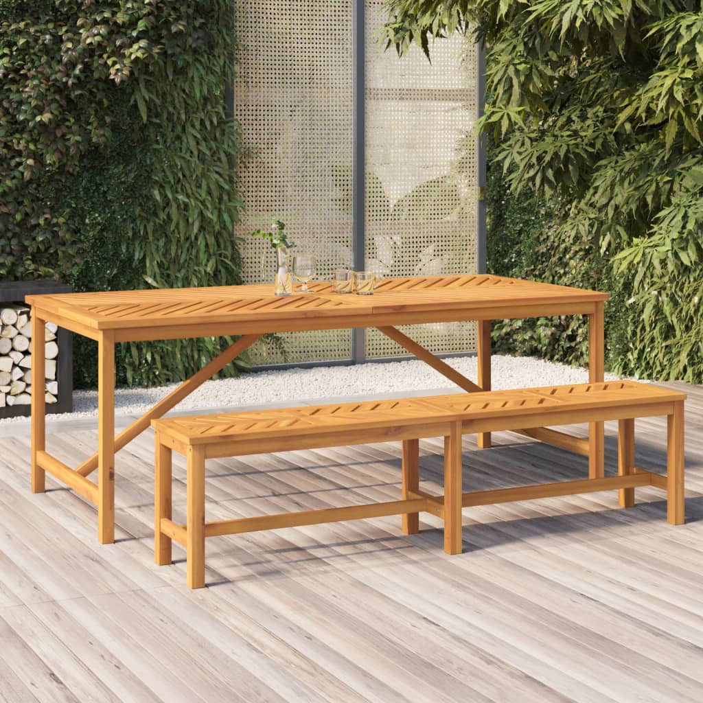 Tuinbank 180 cm massief acaciahout is nu te koop bij PeponiXL, paradijselijk wonen!