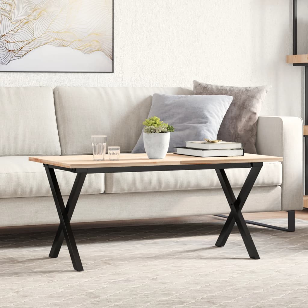 Salontafelpoten X-frame 80x40x43 cm staal is nu te koop bij PeponiXL, paradijselijk wonen!