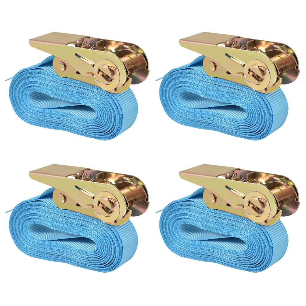 Spanbanden 0,8 ton 6mx25mm blauw 4 st is nu te koop bij PeponiXL, paradijselijk wonen!