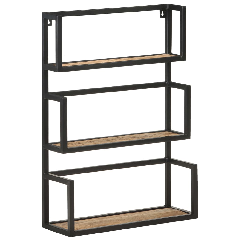 Wandrek 60x20x85 cm ruw mangohout is nu te koop bij PeponiXL, paradijselijk wonen!