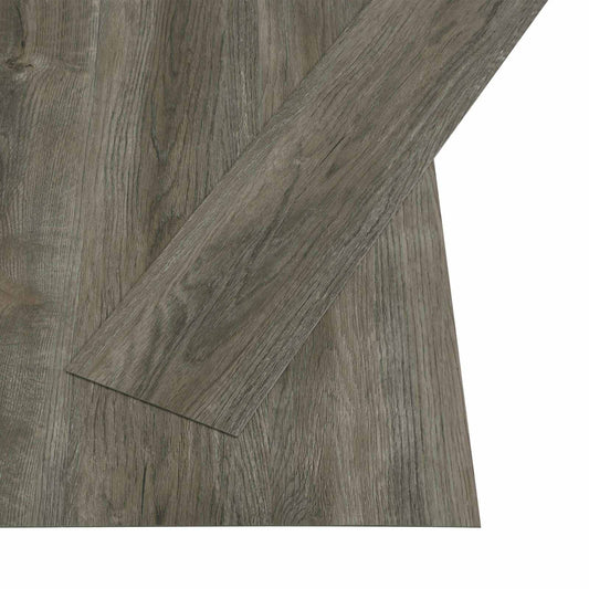 Zelfklevende Vloerplank 32 pcs Grijs en Bruin 4,46 m² PVC is nu te koop bij PeponiXL, paradijselijk wonen!
