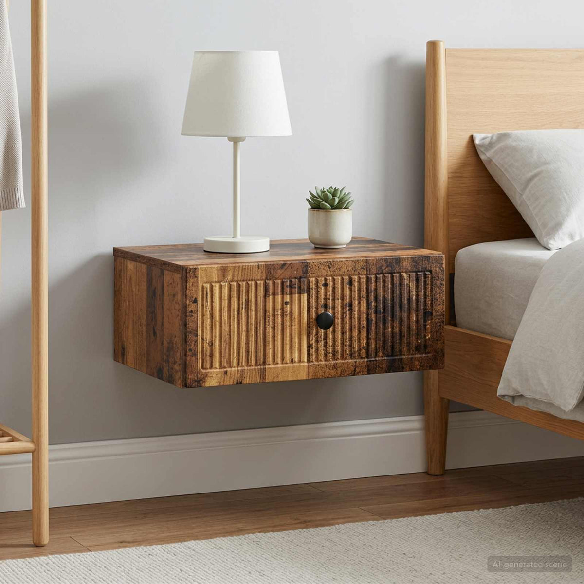 Nachtkastje 2 pcs Oud hout 49 x 34,5 x 20 cm Bewerkt hout is nu te koop bij PeponiXL, paradijselijk wonen!