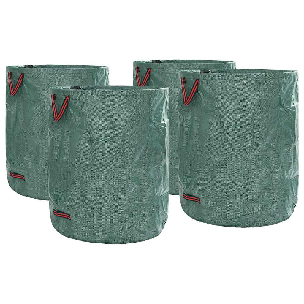 Tuinafvalzakken 4 pcs Groen 79 x 79 x 99,5 cm Polypropyleen is nu te koop bij PeponiXL, paradijselijk wonen!