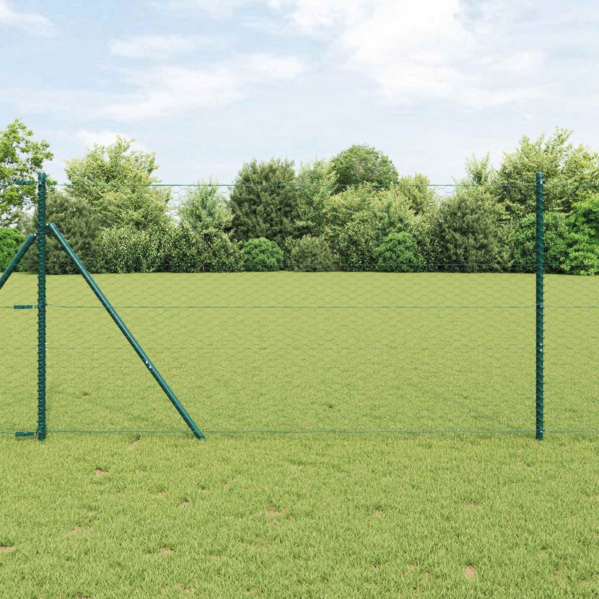 Hexagon Hek Groen 1 x 10 m PVC is nu te koop bij PeponiXL, paradijselijk wonen!