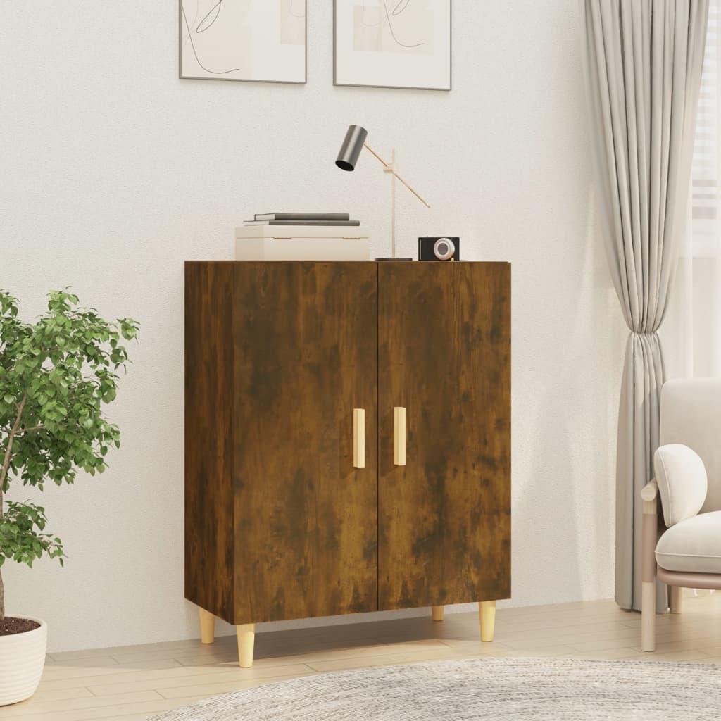 Dressoir 70x34x90 cm bewerkt hout gerookt eikenkleurig is nu te koop bij PeponiXL, paradijselijk wonen!