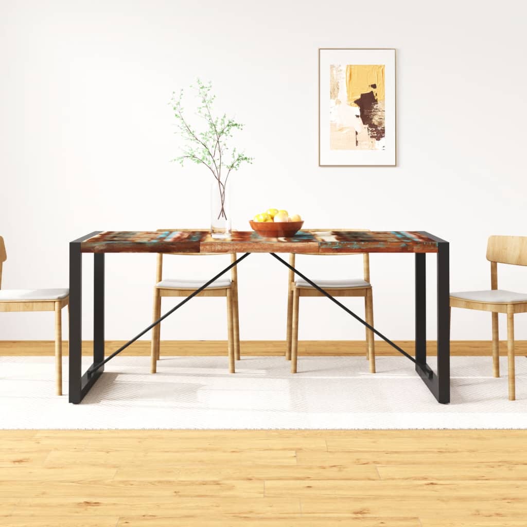 Eettafel 180 cm massief gerecycled hout is nu te koop bij PeponiXL, paradijselijk wonen!