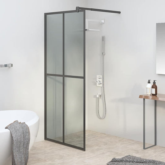 Inloopdouchescherm 80x195 cm donker gehard glas is nu te koop bij PeponiXL, paradijselijk wonen!