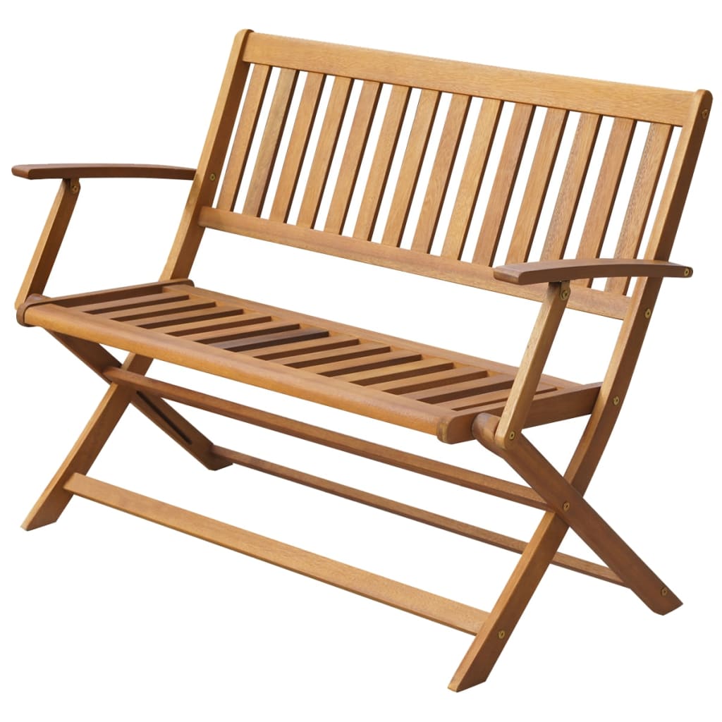 Tuinbank 120 cm massief acaciahout is nu te koop bij PeponiXL, paradijselijk wonen!