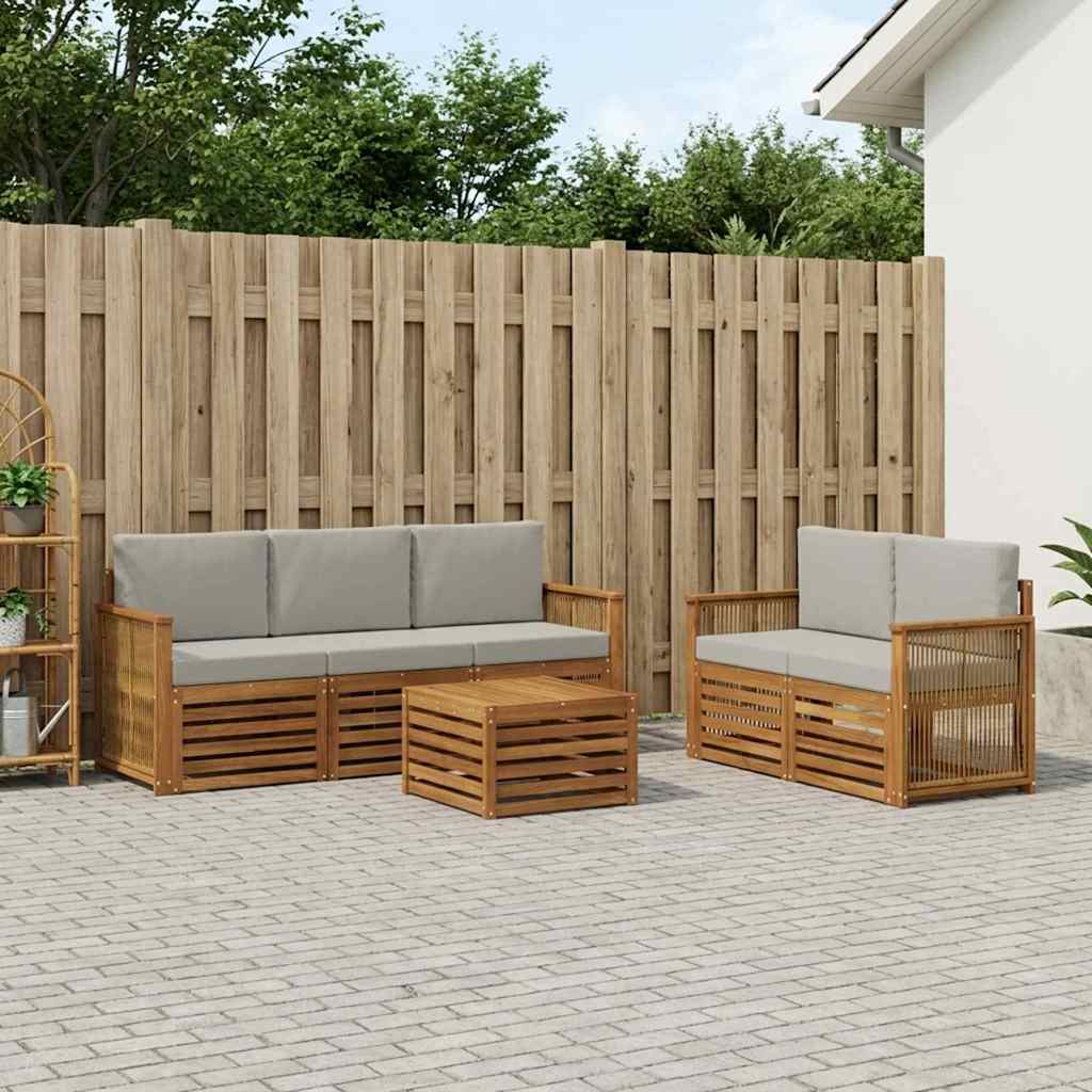 Sofa-Sets Massief Acaciahout is nu te koop bij PeponiXL, paradijselijk wonen!