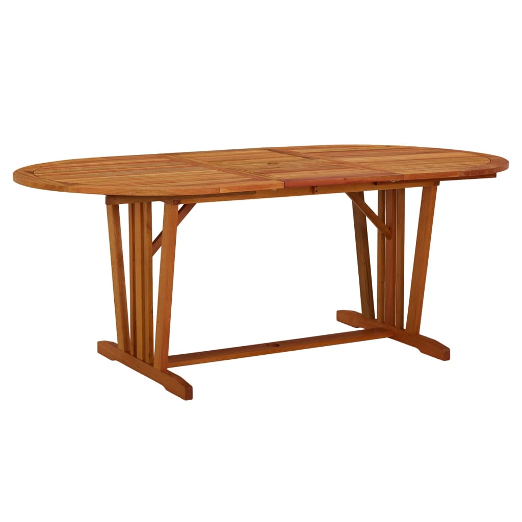 Tuintafel 200x100x75 cm massief eucalyptushout is nu te koop bij PeponiXL, paradijselijk wonen!