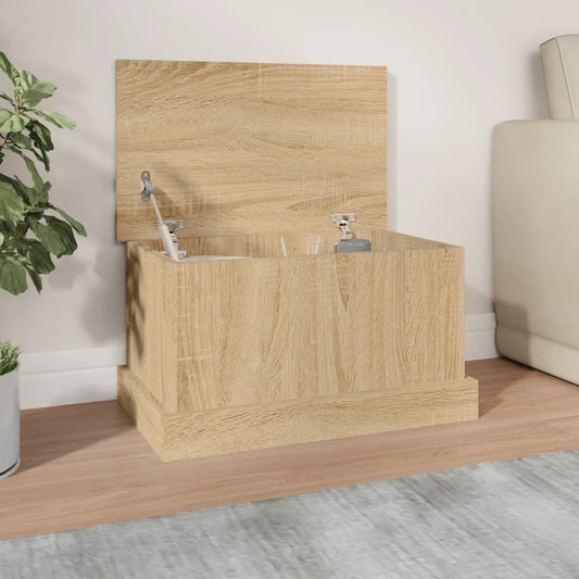 Opbergbox Sonoma Eiken 50x30x28 cm Bewerkt Hout is nu te koop bij PeponiXL, paradijselijk wonen!