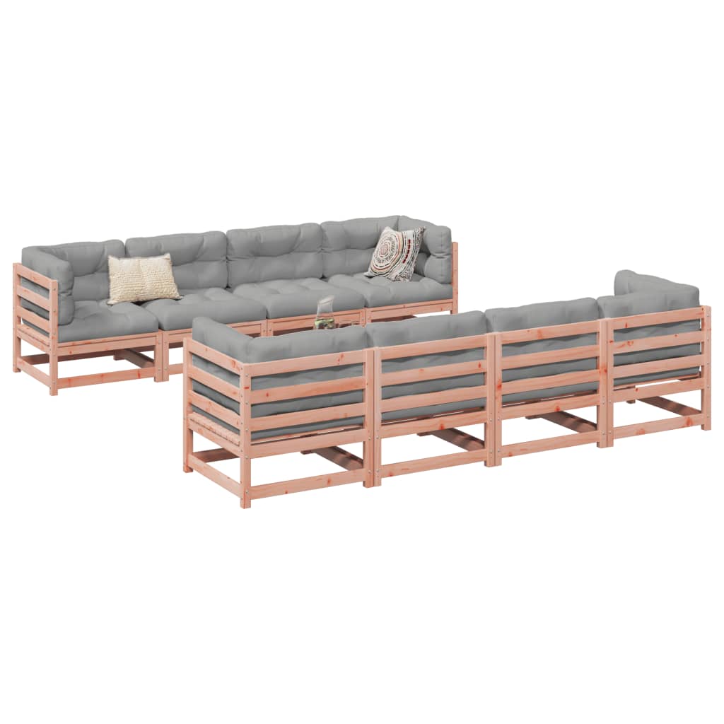 9-delige Loungeset massief douglas vurenhout is nu te koop bij PeponiXL, paradijselijk wonen!
