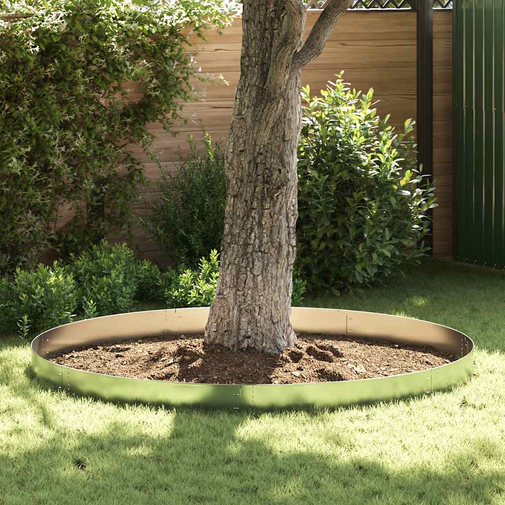 5 st Grasboord flexibel 100x14 cm gegalvaniseerd staal is nu te koop bij PeponiXL, paradijselijk wonen!