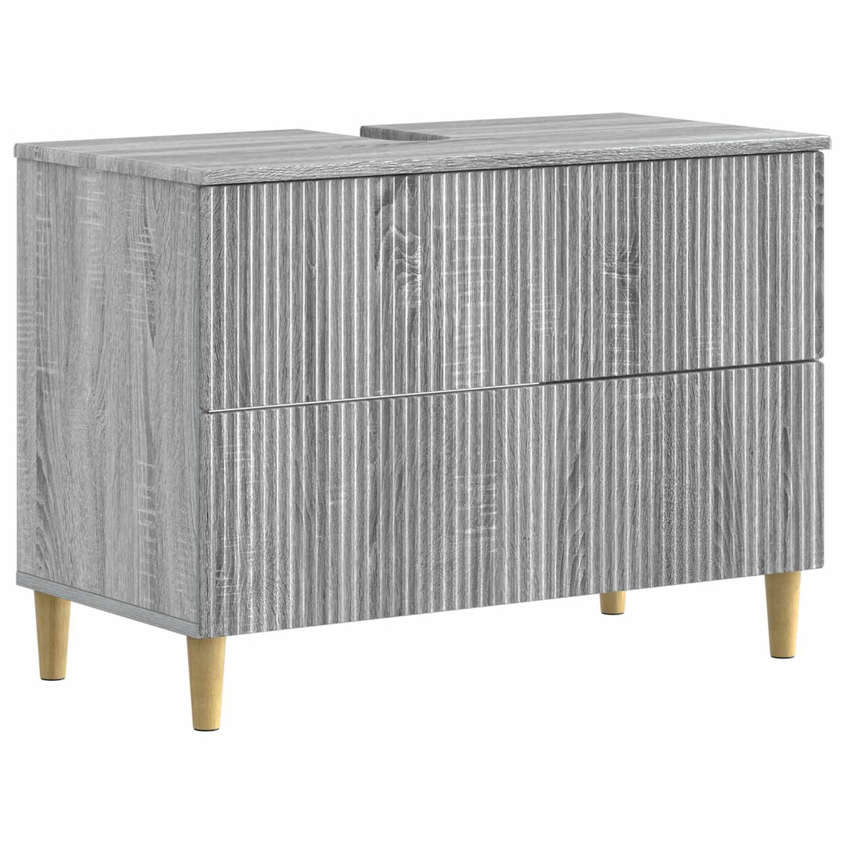 Badkamer wastafelkast ARNHEM Grijs Sonoma 82 x 41 x 59 cm is nu te koop bij PeponiXL, paradijselijk wonen!