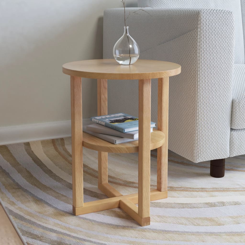 Bijzettafel 40x50 cm massief eikenhout is nu te koop bij PeponiXL, paradijselijk wonen!