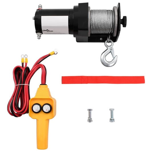 Elektrische lier 12V 907 kg met afstandsbediening is nu te koop bij PeponiXL, paradijselijk wonen!