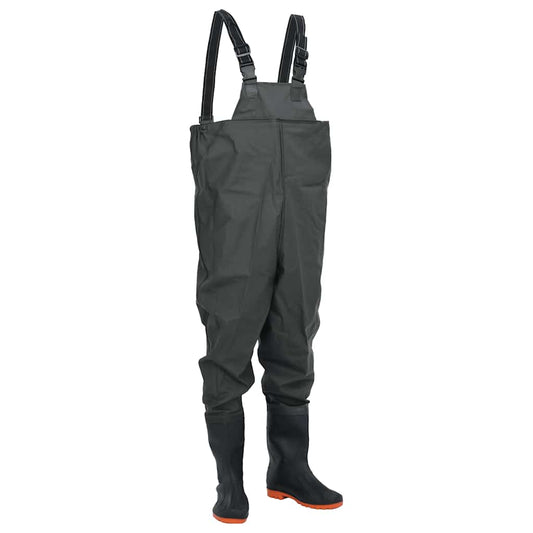 Waadpak met laarzen maat 40 donkergroen is nu te koop bij PeponiXL, paradijselijk wonen!